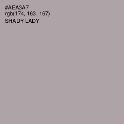 #AEA3A7 - Shady Lady Color Image